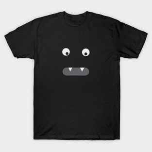 Cute Funny Vampir Monster Smiley Face T-Shirt